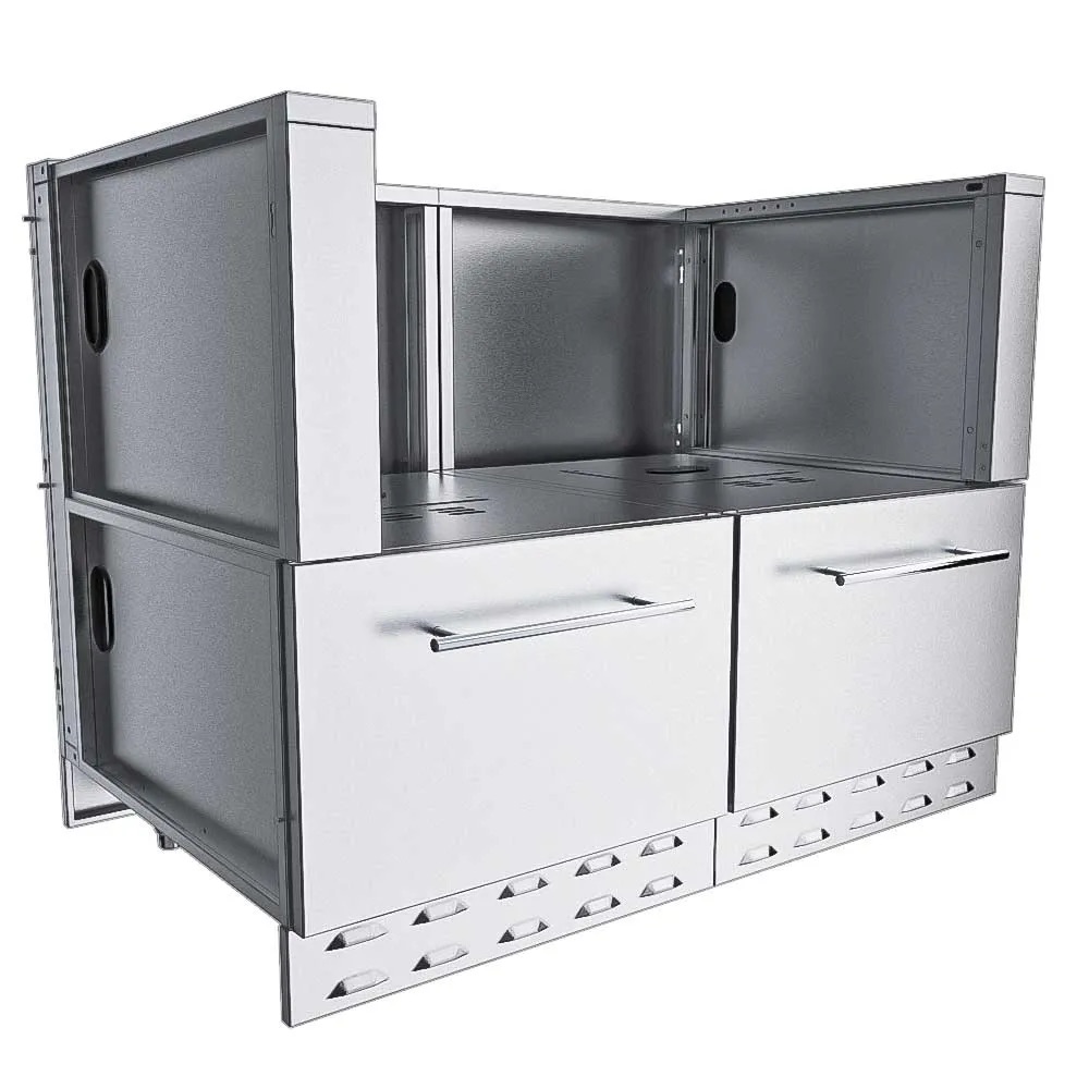 Sunstone 44 Inch Universal Base Cabinet for up to 38 Inch Pellet Grill