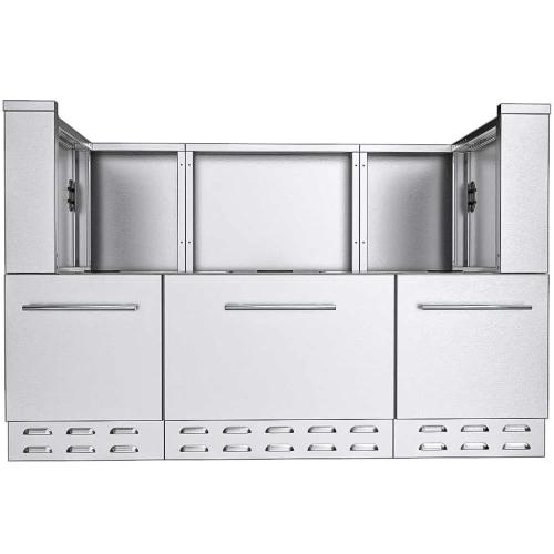 Sunstone 66 Inch Universal Base Cabinet for up to 54 Inch Pellet Grill