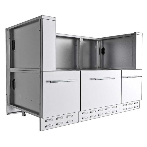 Sunstone 66 Inch Universal Base Cabinet for up to 54 Inch Pellet Grill