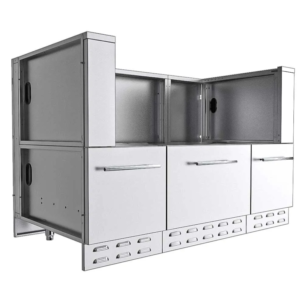 Sunstone 66 Inch Universal Base Cabinet for up to 54 Inch Pellet Grill