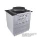 Sunstone 30 Inch Universal Kamado Base Cabinet for up to 24 Inch Kamado Grill