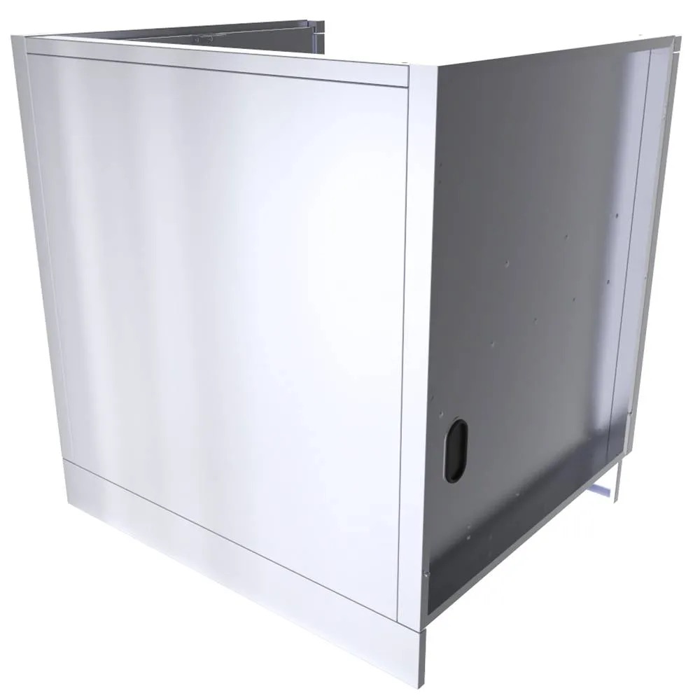 Sunstone Grills 33 Inch Universal Power Burner Base Cabinet for up to 22 Inch Power Burner