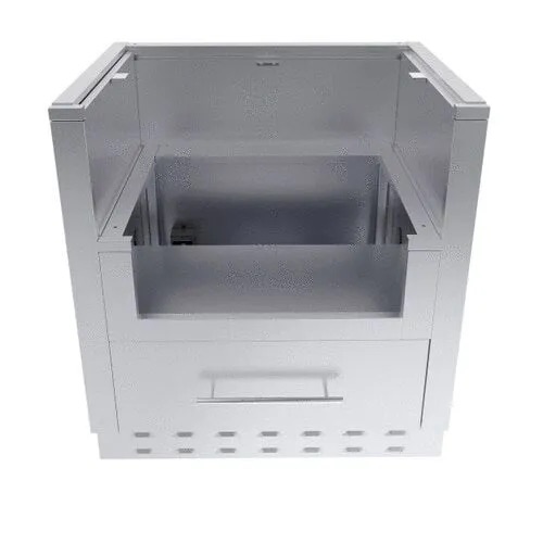 Sunstone Grills 33 Inch Universal Power Burner Base Cabinet for up to 22 Inch Power Burner