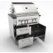 Sunstone 34 Inch Universal Grill Base Cabinet for up to 30 Inch Gas Grill