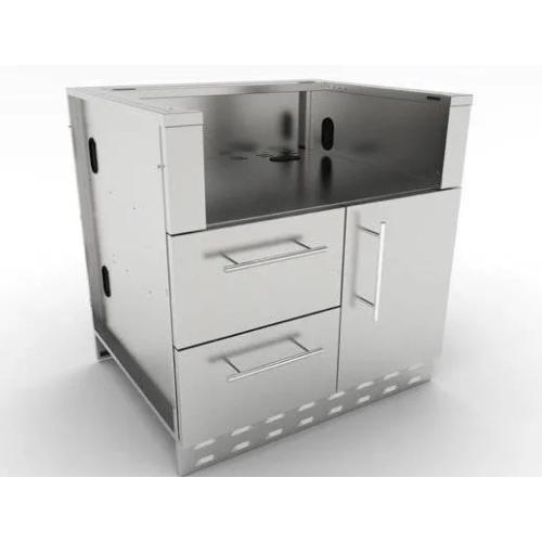 Sunstone 34 Inch Universal Grill Base Cabinet for up to 30 Inch Gas Grill