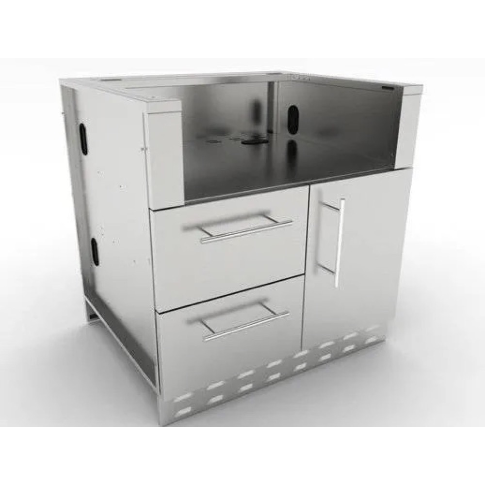 Sunstone 34 Inch Universal Grill Base Cabinet for up to 30 Inch Gas Grill