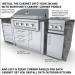 Sunstone 40 Inch Universal Grill Base Cabinet for up to 36 Inch Gas Grill