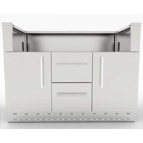 Sunstone 46 Inch Universal Grill Base Cabinet for up to 42 Inch Gas Grill