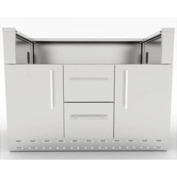 Sunstone Grills 46 Inch Universal Grill Base Cabinet for up to 42 Inch Gas Grill SAC46GLPCD350