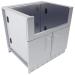 Sunstone Grills 34 Inch Universal Grill Base Cabinet for up to 30 Inch Charcoal Grill