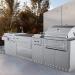 Sunstone Grills 34 Inch Universal Base Cabinet for up to 34 Inch Single Warming Drawer