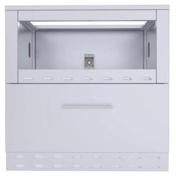 Sunstone Grills 34 Inch Universal Base Cabinet for up to 34 Inch Single Warming Drawer SAC34SWC350