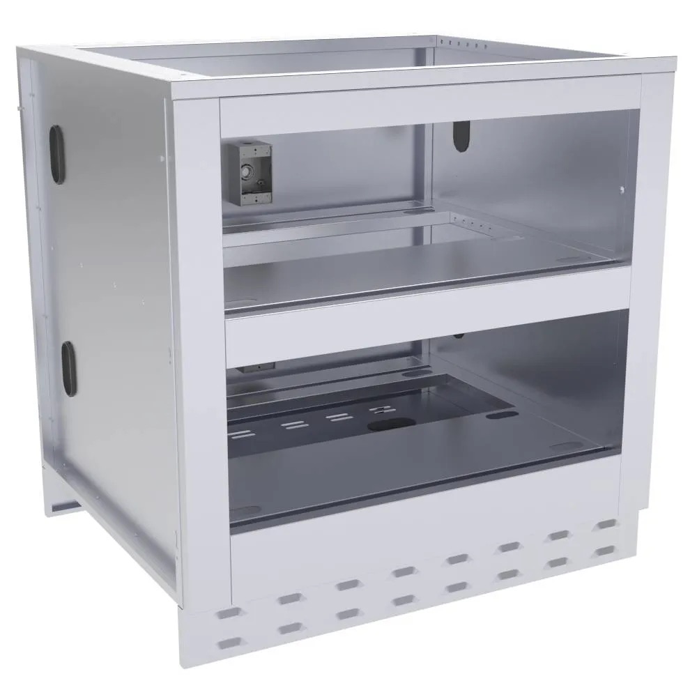 Sunstone 34 Inch Universal Base Cabinet for up to 34 Inch Double Warming Drawer