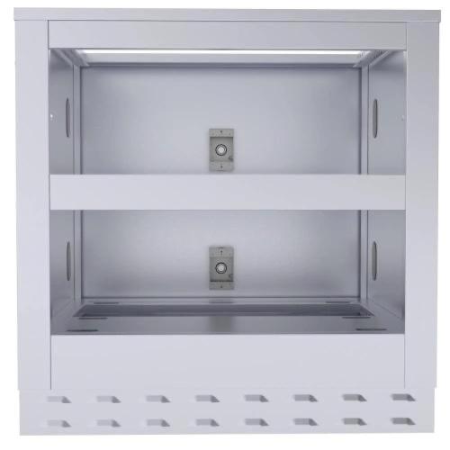 Sunstone Grills 34 Inch Universal Base Cabinet for up to 34 Inch Double Warming Drawer