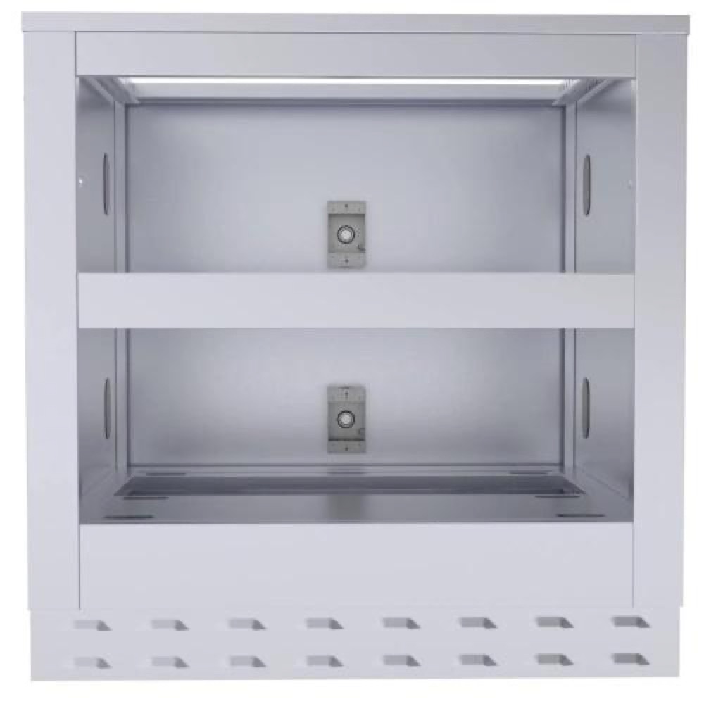 Sunstone Grills 34 Inch Universal Base Cabinet for up to 34 Inch Double Warming Drawer