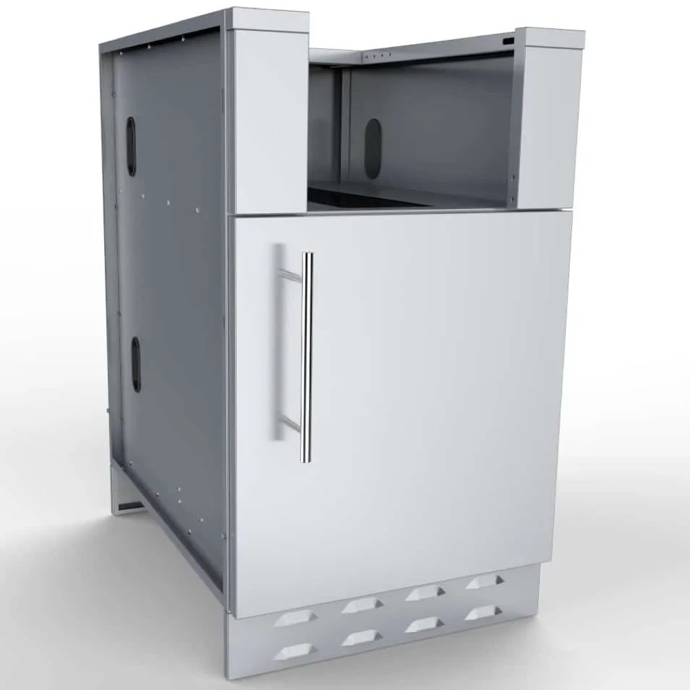Sunstone 20 Inch Universal Right Hinge Base Cabinet for up to 14 Inch Width Appliance