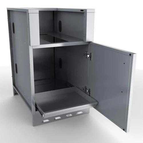 Sunstone 20 Inch Universal Right Hinge Base Cabinet for up to 14 Inch Width Appliance