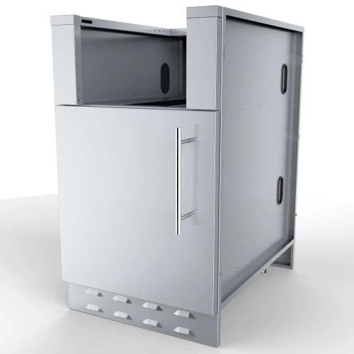 Sunstone 20 Inch Universal Left Hinge Base Cabinet for up to 14 Inch Width Appliance