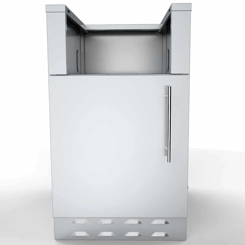Sunstone 20 Inch Universal Left Hinge Base Cabinet for up to 14 Inch Width Appliance