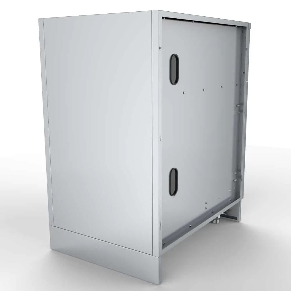 Sunstone 20 Inch Universal Left Hinge Base Cabinet for up to 14 Inch Width Appliance