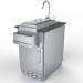 Sunstone 20 Inch Universal Left Hinge Base Cabinet for up to 14 Inch Width Appliance