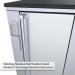 Sunstone 24 Inch Universal Base Cabinet for up to 15 Inch Wide Refrigeration