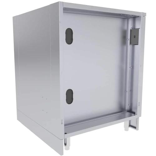Sunstone Grills 30 Inch Universal Base Cabinet for up to 21 Inch Wide Refrigeration