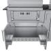Wood Burning Combo Grill with Infrared Rear Burner