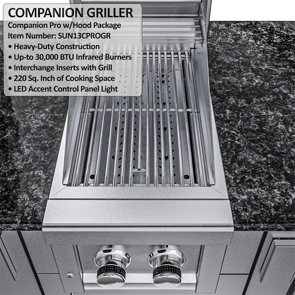 Wood Burning Combo Grill with Infrared Rear Burner