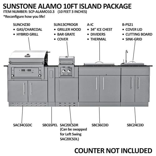 Wood Burning Combo Grill with Infrared Rear Burner