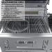 Wood Burning Combo Grill with Infrared Rear Burner