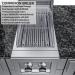 Wood Burning Combo Grill with Infrared Rear Burner