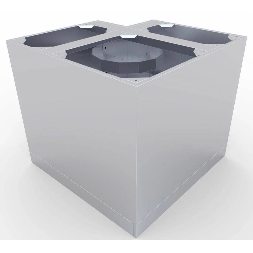 Sunstone Grills 24 Inch 304 Stainless Steel BBQ Island Storage Corner Base Cabinet with Swivel Shelves