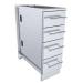 Sunstone Grills 12 Inch 304 Stainless Steel BBQ Island Storage Four Drawer Base Cabinet
