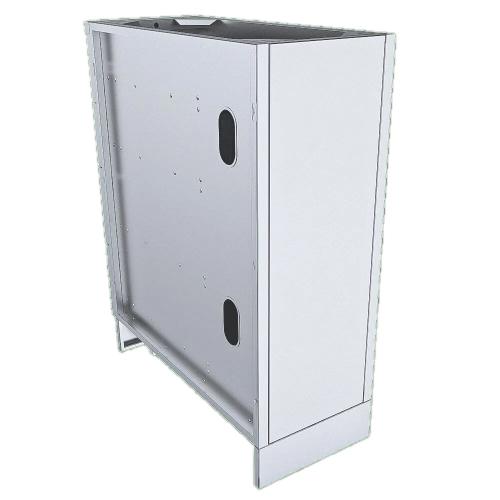 Sunstone Grills 12 Inch 304 Stainless Steel BBQ Island Storage Four Drawer Base Cabinet