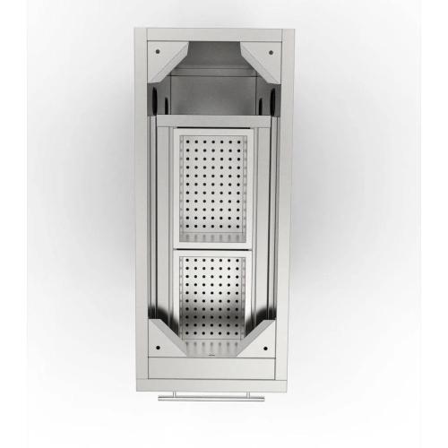 Sunstone Grills 12 Inch 304 Stainless Steel BBQ Island Storage Spice Rack Drawer Base Cabinet