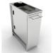 Sunstone Grills 12 Inch 304 Stainless Steel BBQ Island Storage Spice Rack Drawer Base Cabinet