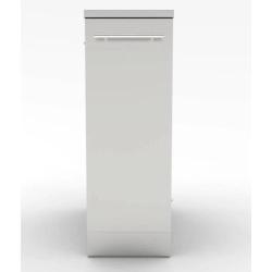 Sunstone Grills 12 Inch 304 Stainless Steel BBQ Island Storage Spice Rack Drawer Base Cabinet SBC12SSRD250