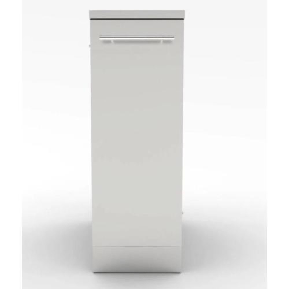 Sunstone Grills 12 Inch 304 Stainless Steel BBQ Island Storage Spice Rack Drawer Base Cabinet