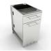 Sunstone Grills 18 Inch 304 Stainless Steel BBQ Island Storage Propane Tank Drawer Base Cabinet