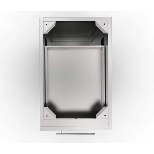 Sunstone Grills 18 Inch 304 Stainless Steel BBQ Island Storage Propane Tank Drawer Base Cabinet