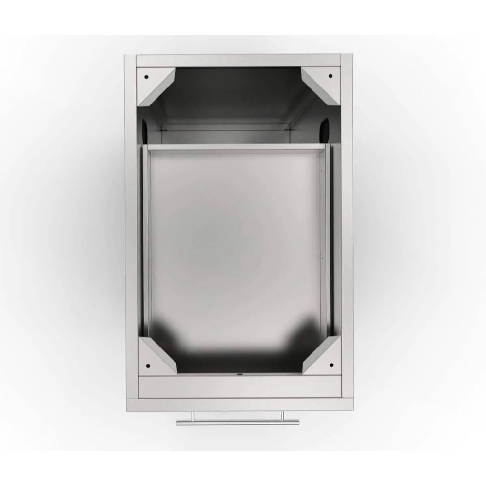 Sunstone Grills 18 Inch 304 Stainless Steel BBQ Island Storage Propane Tank Drawer Base Cabinet