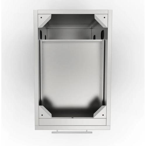 Sunstone Grills 18 Inch 304 Stainless Steel BBQ Island Storage Triple Drawer Base Cabinet