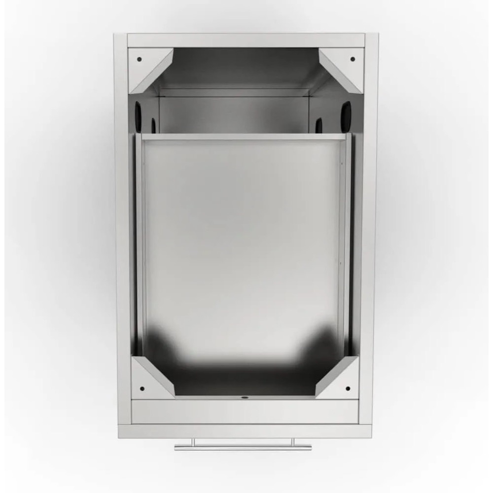 Sunstone Grills 18 Inch 304 Stainless Steel BBQ Island Storage Triple Drawer Base Cabinet