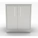 Sunstone Grills 30 Inch 304 Stainless Steel BBQ Island Weather Sealed Dry Storage Pantry Base Cabinet