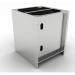 Sunstone Grills 30 Inch 304 Stainless Steel BBQ Island Weather Sealed Dry Storage Pantry Base Cabinet