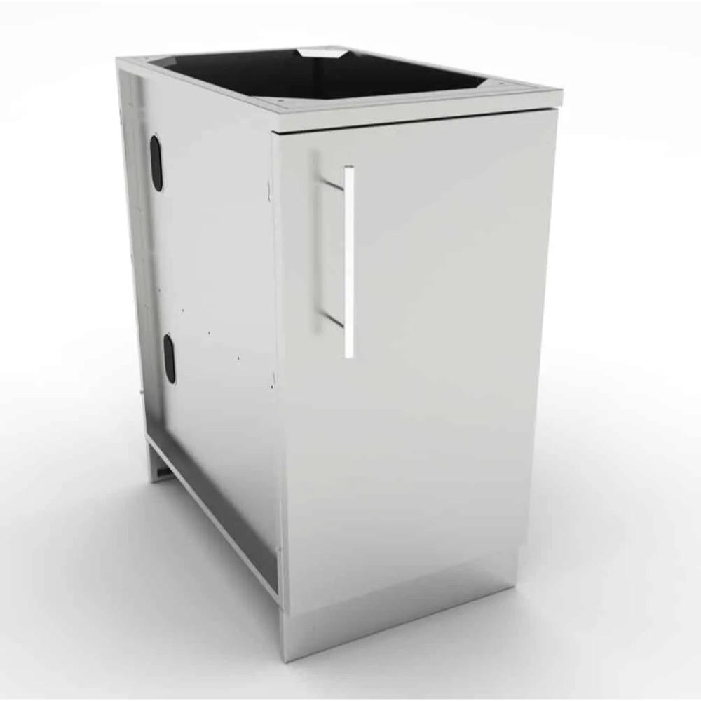 Sunstone Grills 18 Inch 304 Stainless Steel Full Height Right Hinged Single Door Base Cabinet