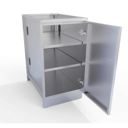 Sunstone Grills 18 Inch 304 Stainless Steel Full Height Right Hinged Single Door Base Cabinet