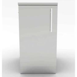 Sunstone Grills 18 Inch 304 Stainless Steel Full Height Left Hinged Single Door Base Cabinet SBC18FSDL250