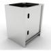 Sunstone Grills 24 Inch 304 Stainless Steel Full Height Double Door Base Cabinet